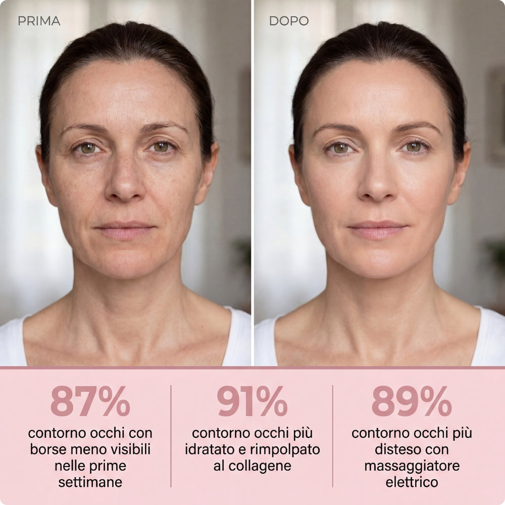 Contorno Occhi al Collagene con Massaggio Elettrico 50g