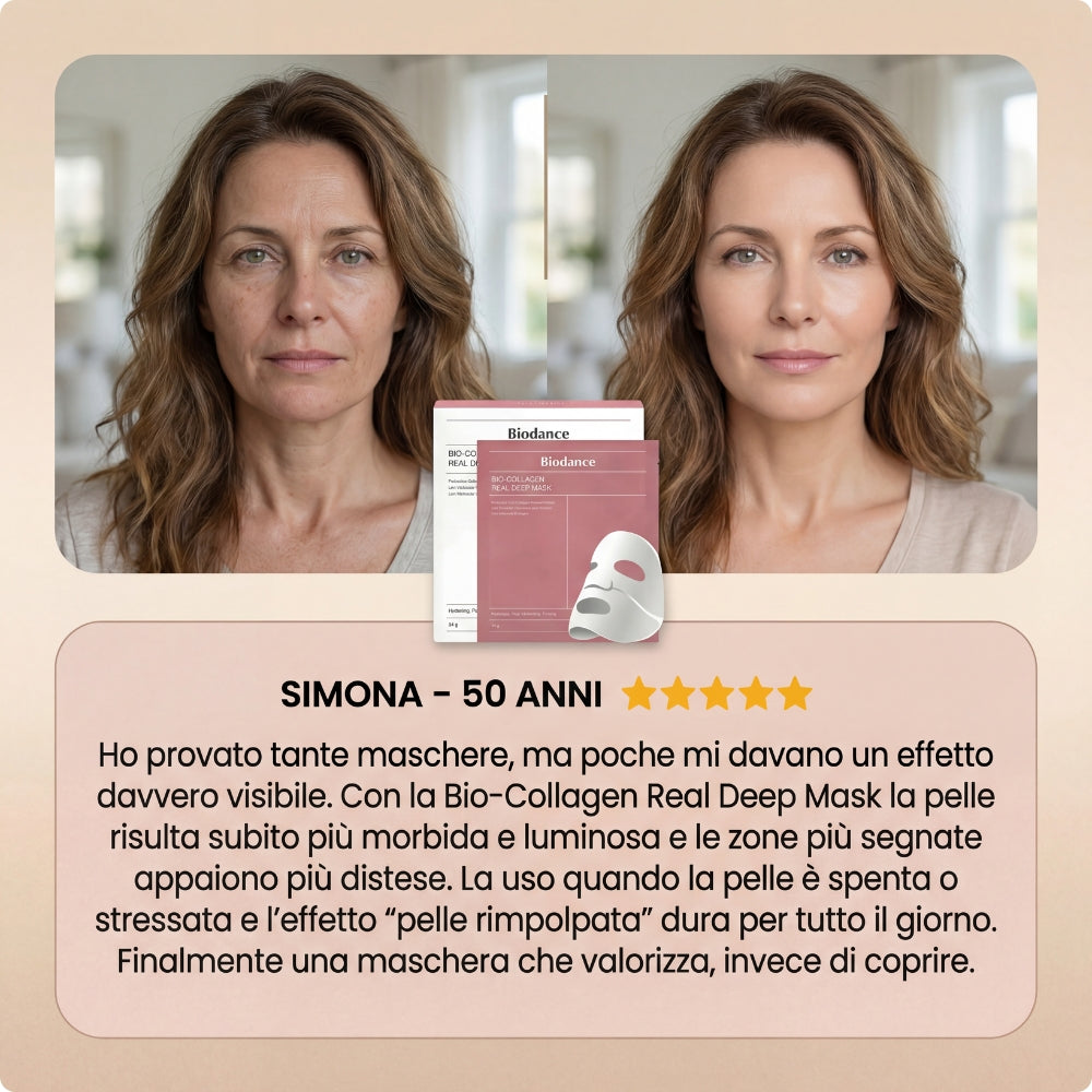 Maschera Rassodante al Collagene