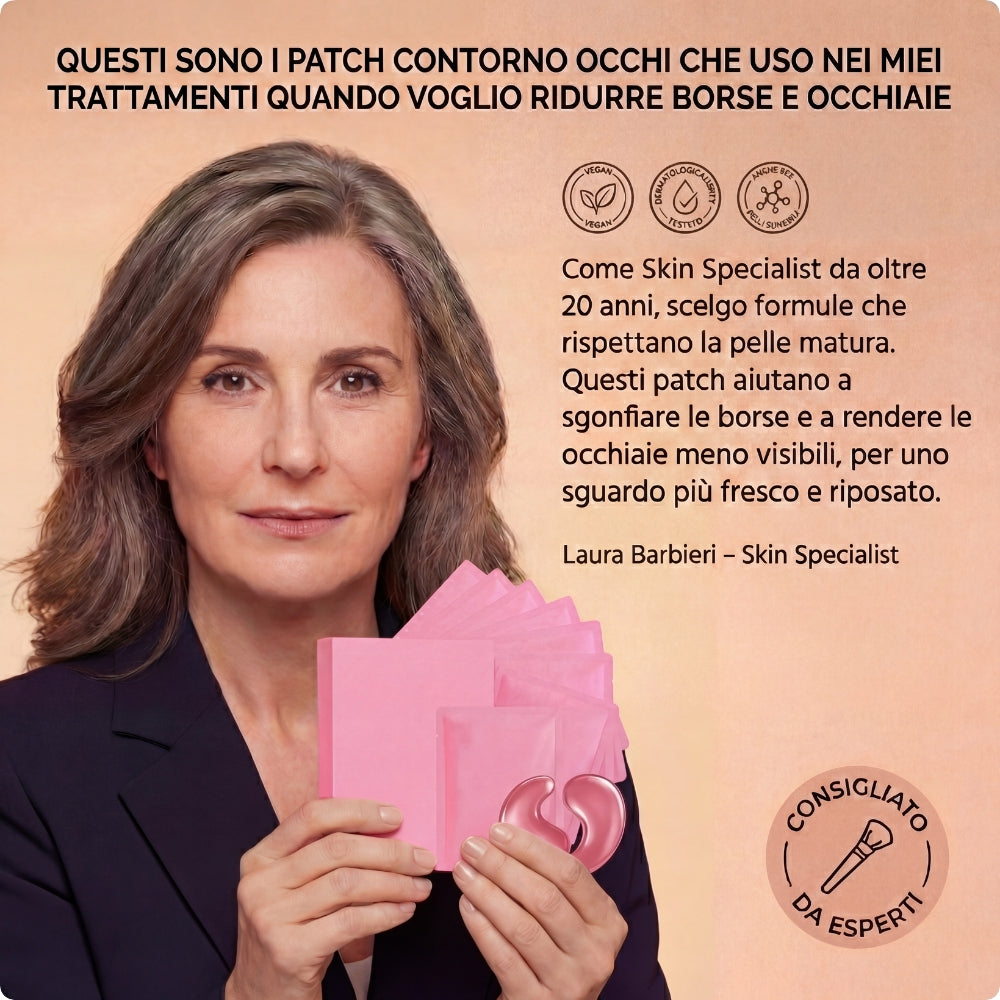 Patch Contorno Occhi al PDRN e Collagene – 8 Trattamenti