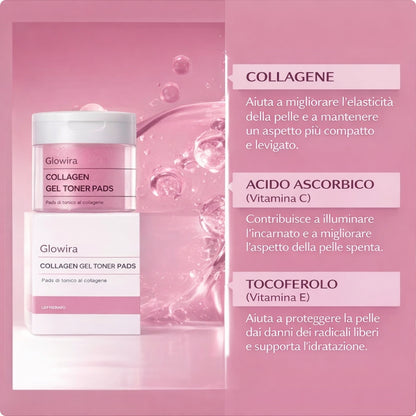 Pads Tonico al Collagene – Pelle Liscia, Idratata e Luminosa in un Solo Gesto