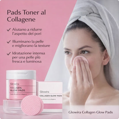 Pads Tonico al Collagene – Pelle Liscia, Idratata e Luminosa in un Solo Gesto