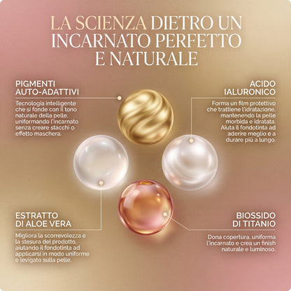 Fondotinta 2 in 1 con pennello incorporato