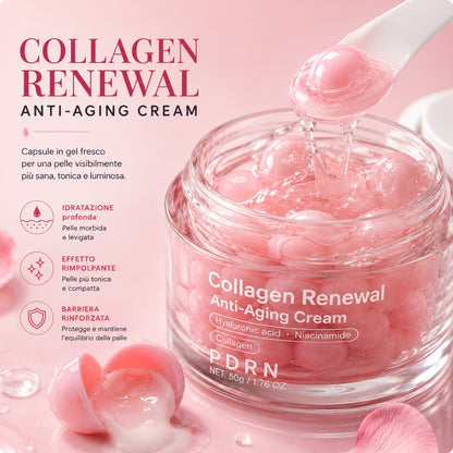 Crema Capsule PDRN al Collagene – Idratante e Rimpolpante