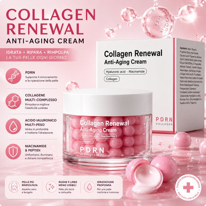 Crema Capsule PDRN al Collagene – Idratante e Rimpolpante