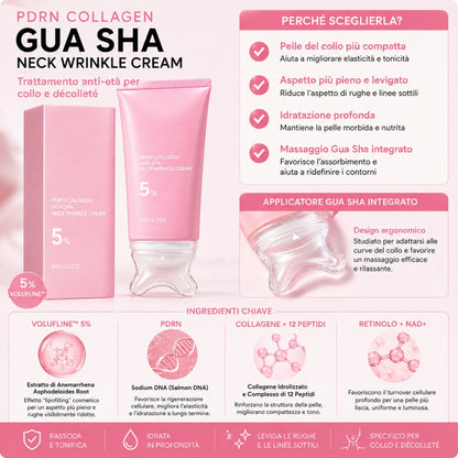 PDRN Collagen Gua Sha – Crema Collo e Décolleté
