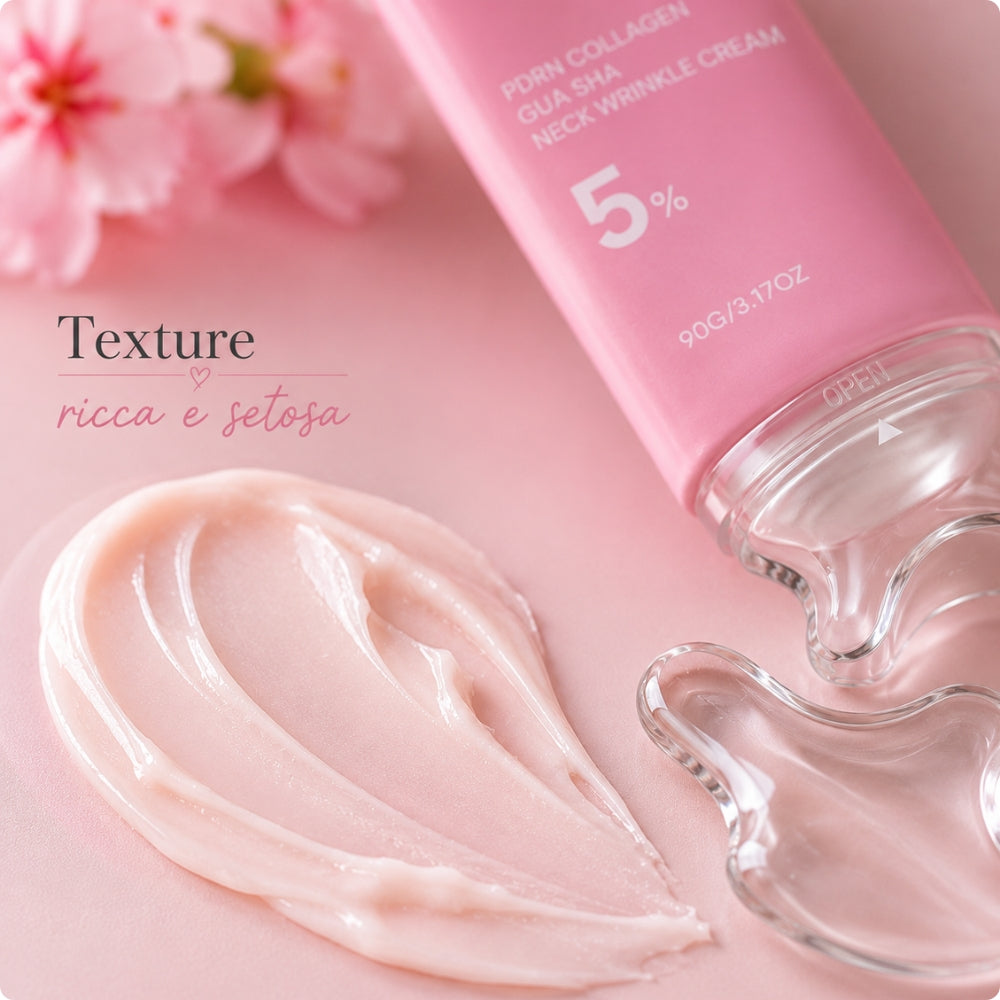 PDRN Collagen Gua Sha – Crema Collo e Décolleté