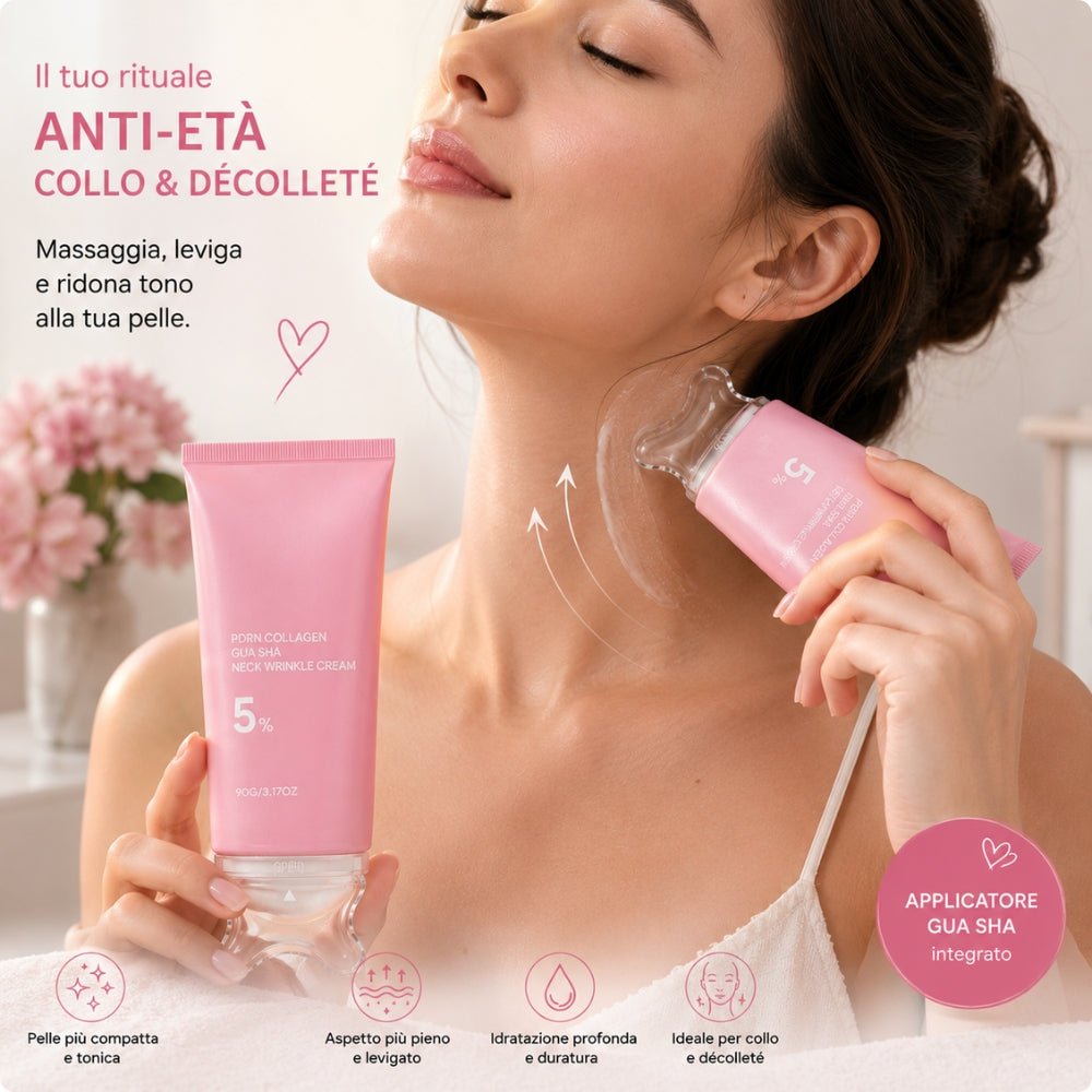 PDRN Collagen Gua Sha – Crema Collo e Décolleté