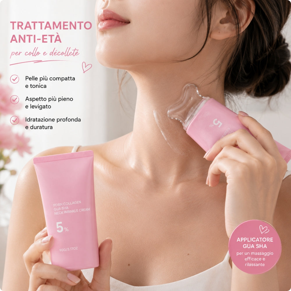 PDRN Collagen Gua Sha – Crema Collo e Décolleté