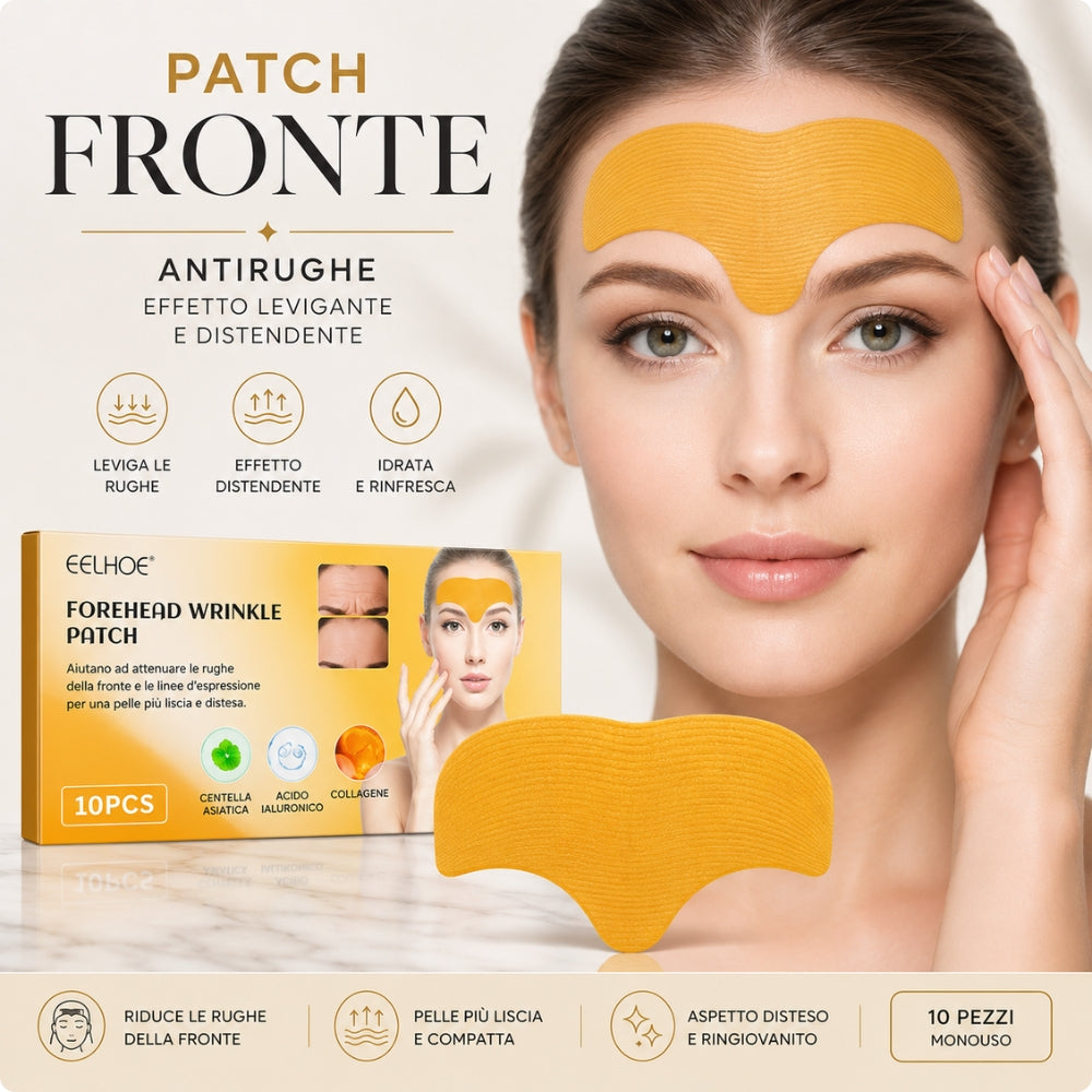 Patch Fronte Antirughe – 10 Patch Idratanti e Leviganti
