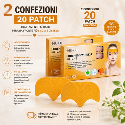 Patch Fronte Antirughe – 10 Patch Idratanti e Leviganti
