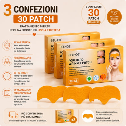 Patch Fronte Antirughe – 10 Patch Idratanti e Leviganti