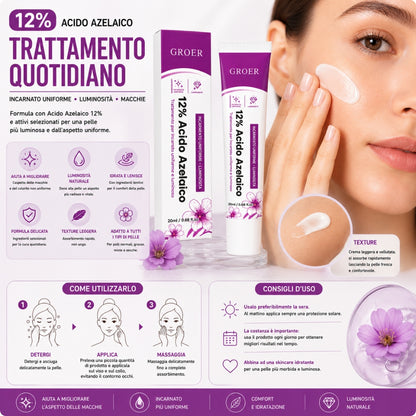 Trattamento Viso Acido Azelaico 12% – Uniformante e Illuminante