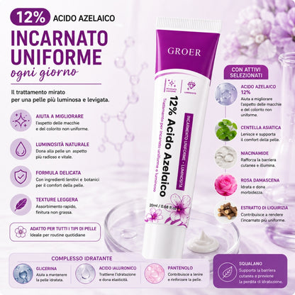 Trattamento Viso Acido Azelaico 12% – Uniformante e Illuminante