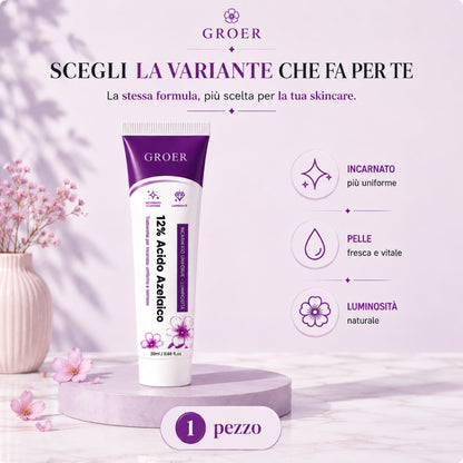 Trattamento Viso Acido Azelaico 12% – Uniformante e Illuminante