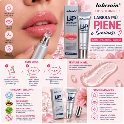 Lakerain Lip Volumizer – Acido Ialuronico & Peptidi