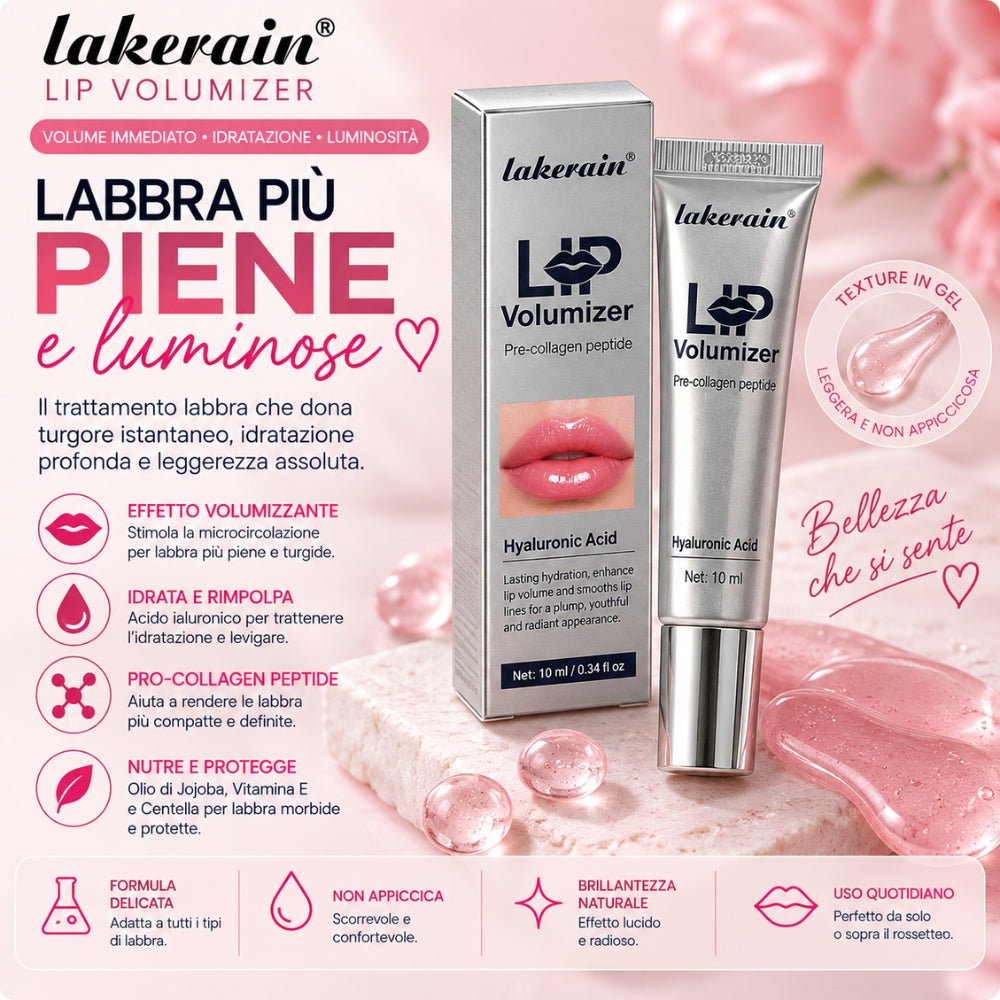 Lakerain Lip Volumizer – Acido Ialuronico & Peptidi