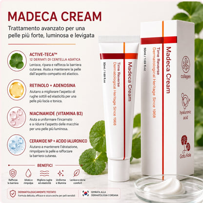 Madeca Cream alla Centella – Idratante, Lenitiva e Anti-Età