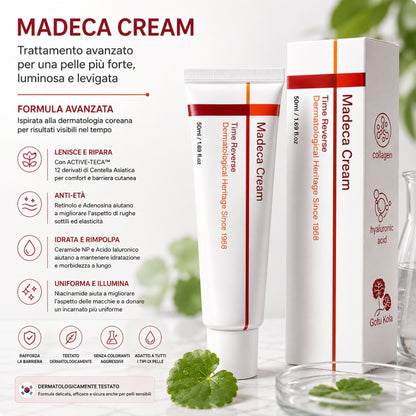 Madeca Cream alla Centella – Idratante, Lenitiva e Anti-Età
