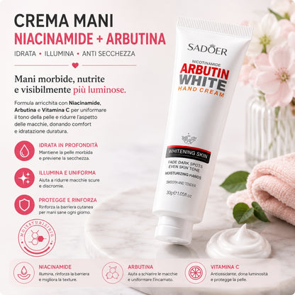 Crema Mani Illuminante con Niacinamide & Arbutina