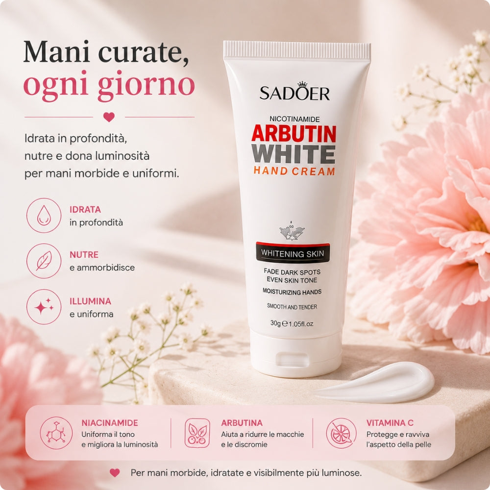 Crema Mani Illuminante con Niacinamide & Arbutina