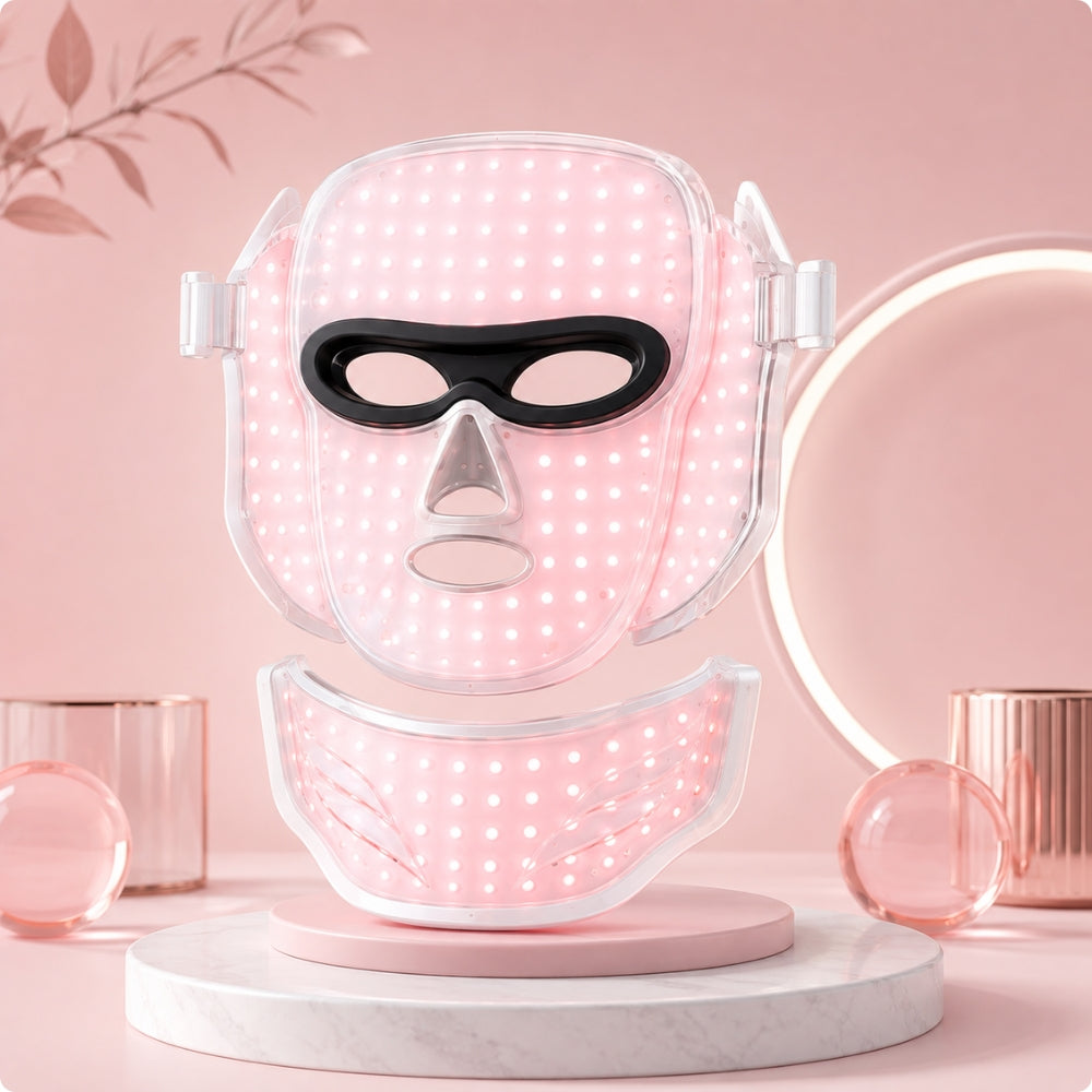 Maschera LED Viso Collo a 7 Colori