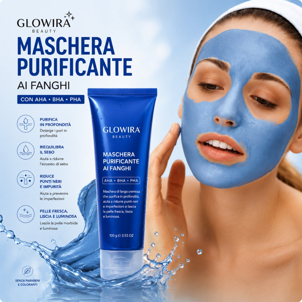 Maschera Purificante ai Fanghi con AHA, BHA e PHA