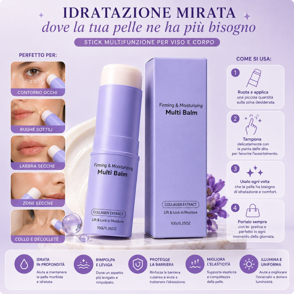 Multi Balm al Collagene Idratante e Rimpolpante
