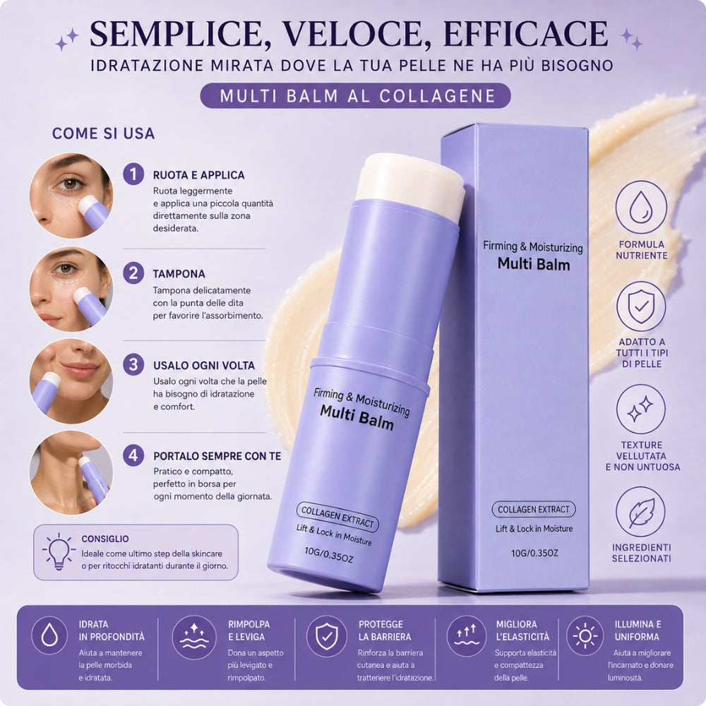 Multi Balm al Collagene Idratante e Rimpolpante