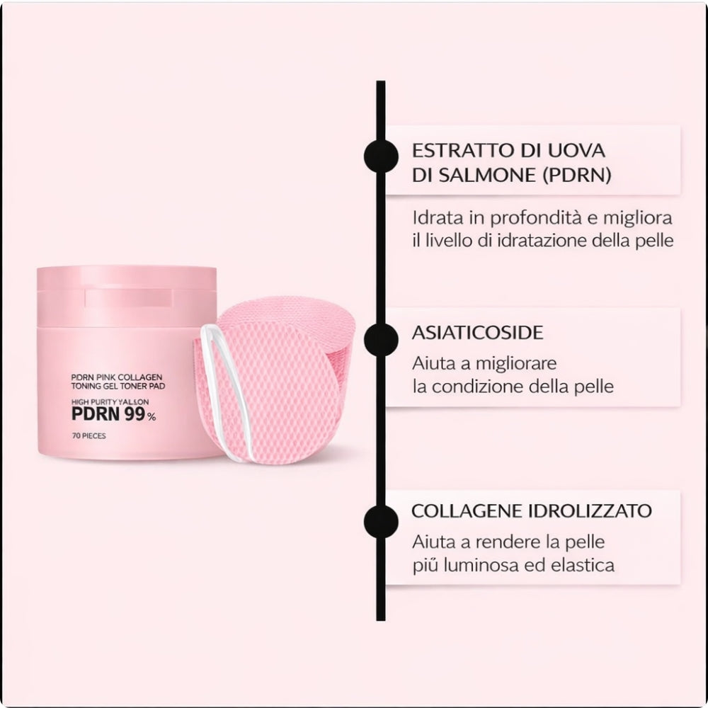 PDRN Glow Pads – Effetto Pelle Levigata e Luminosa