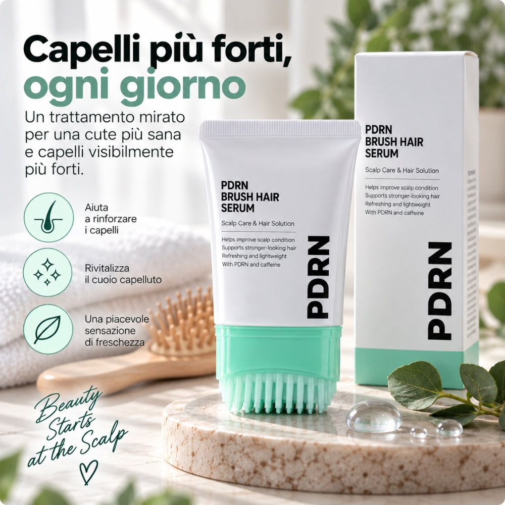 PDRN Brush Hair Serum – Trattamento Cuoio Capelluto