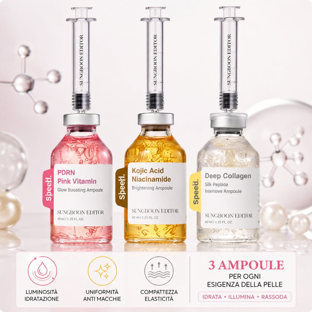 SUNGBOON EDITOR Speed Ampoule – 3 Trattamenti Viso