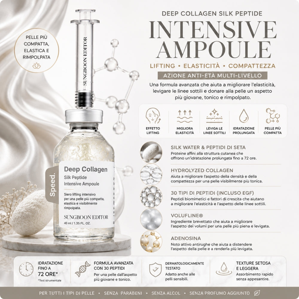 SUNGBOON EDITOR Speed Ampoule – 3 Trattamenti Viso