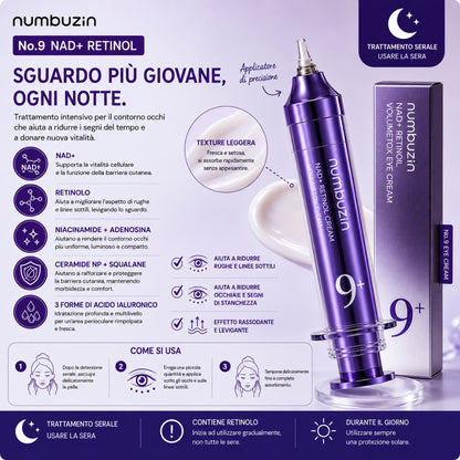 Numbuzin No.9 NAD+ Retinol – Trattamento Intensivo Contorno Occhi