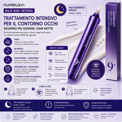 Numbuzin No.9 NAD+ Retinol – Trattamento Intensivo Contorno Occhi