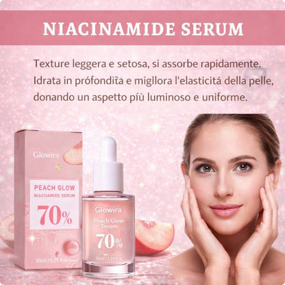 Glowira Peach Glow Serum ✨ Siero Illuminante alla Pesca