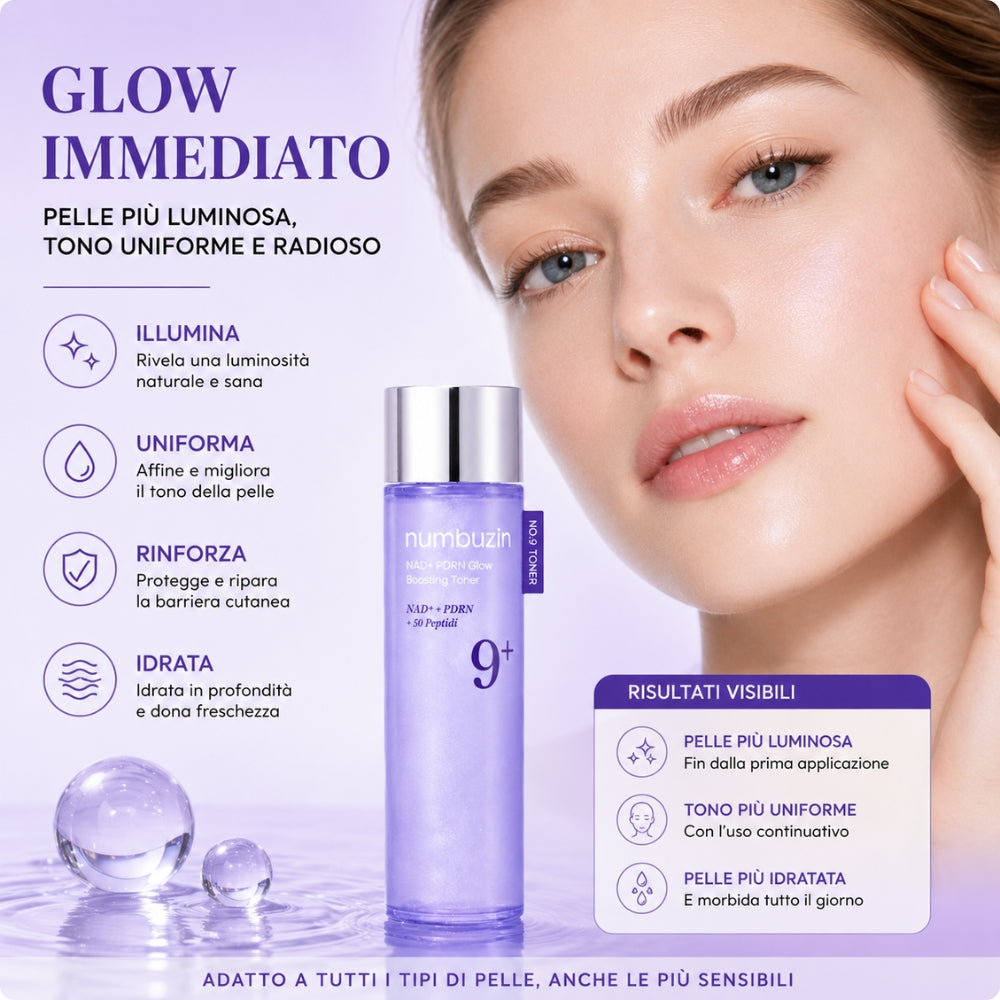 Glow, idratazione e luminosità in un solo gesto