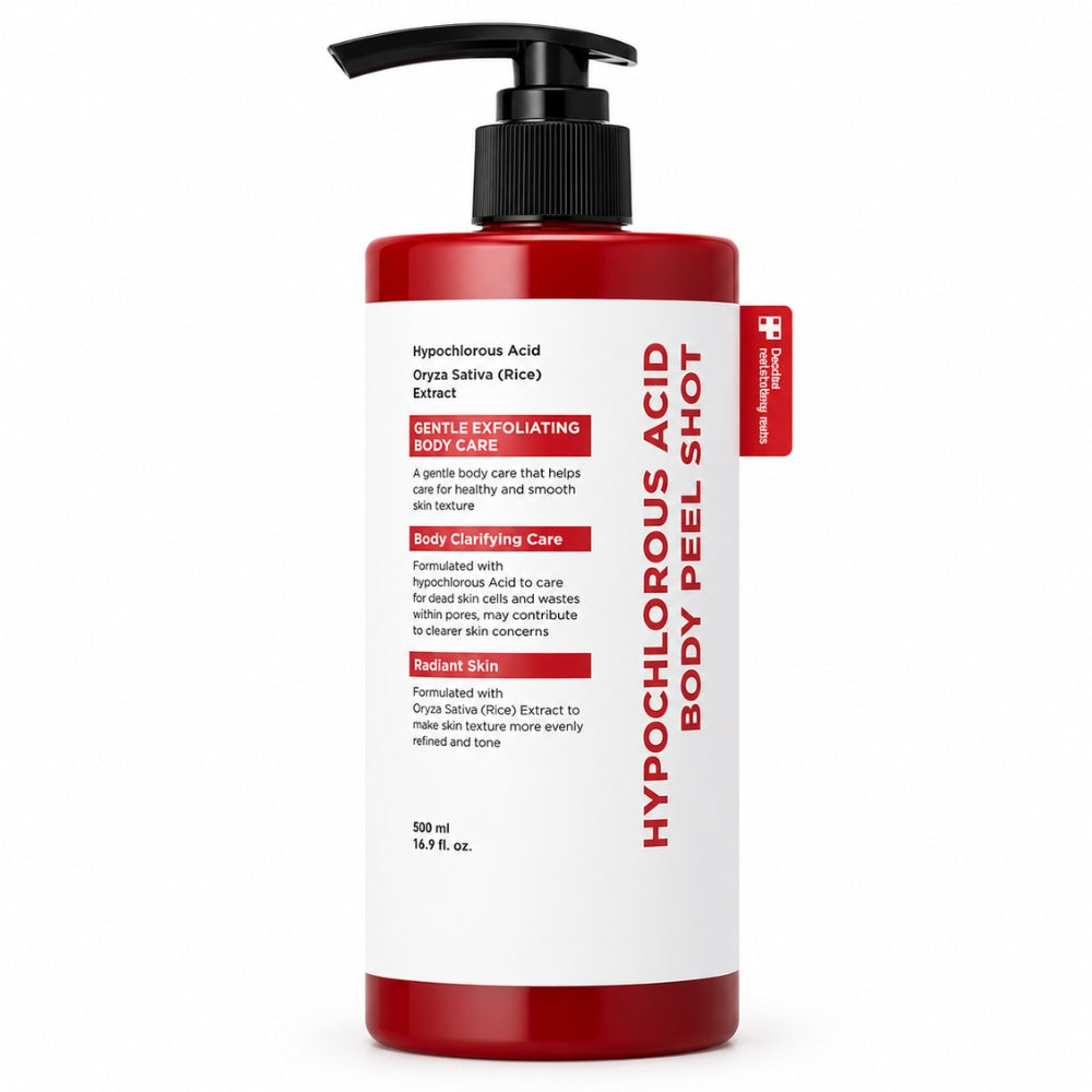 Glowira Body Peel Shot – Scrub Corpo al Riso con Acido Ipocloroso