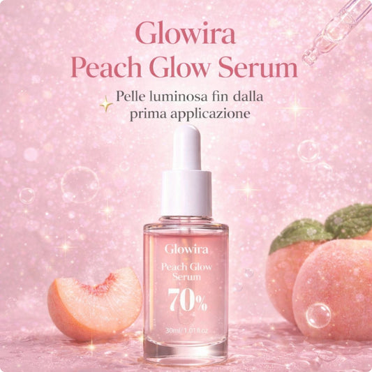 Glowira Peach Glow Serum ✨ Siero Illuminante alla Pesca